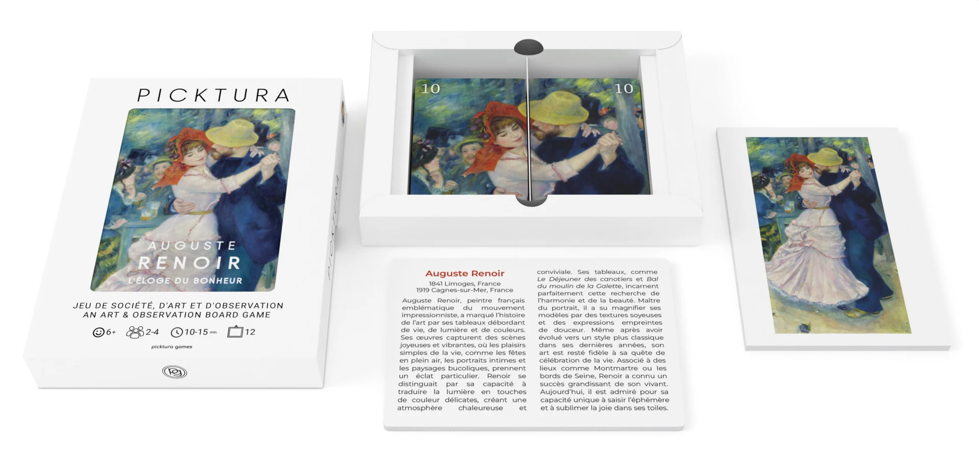 Edition Galerie - Picktura Auguste Renoir - Contenu de la boîte