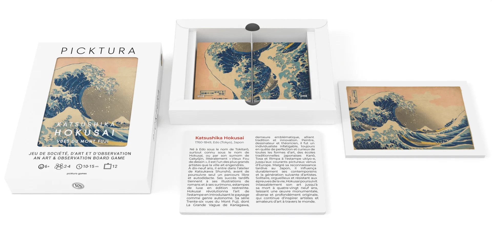 Edition Galerie - Picktura Katsushika Hokusai - Contenu de la boîte