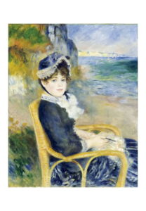 Reproduction - Au bord de la mer - Auguste Renoir - 1883