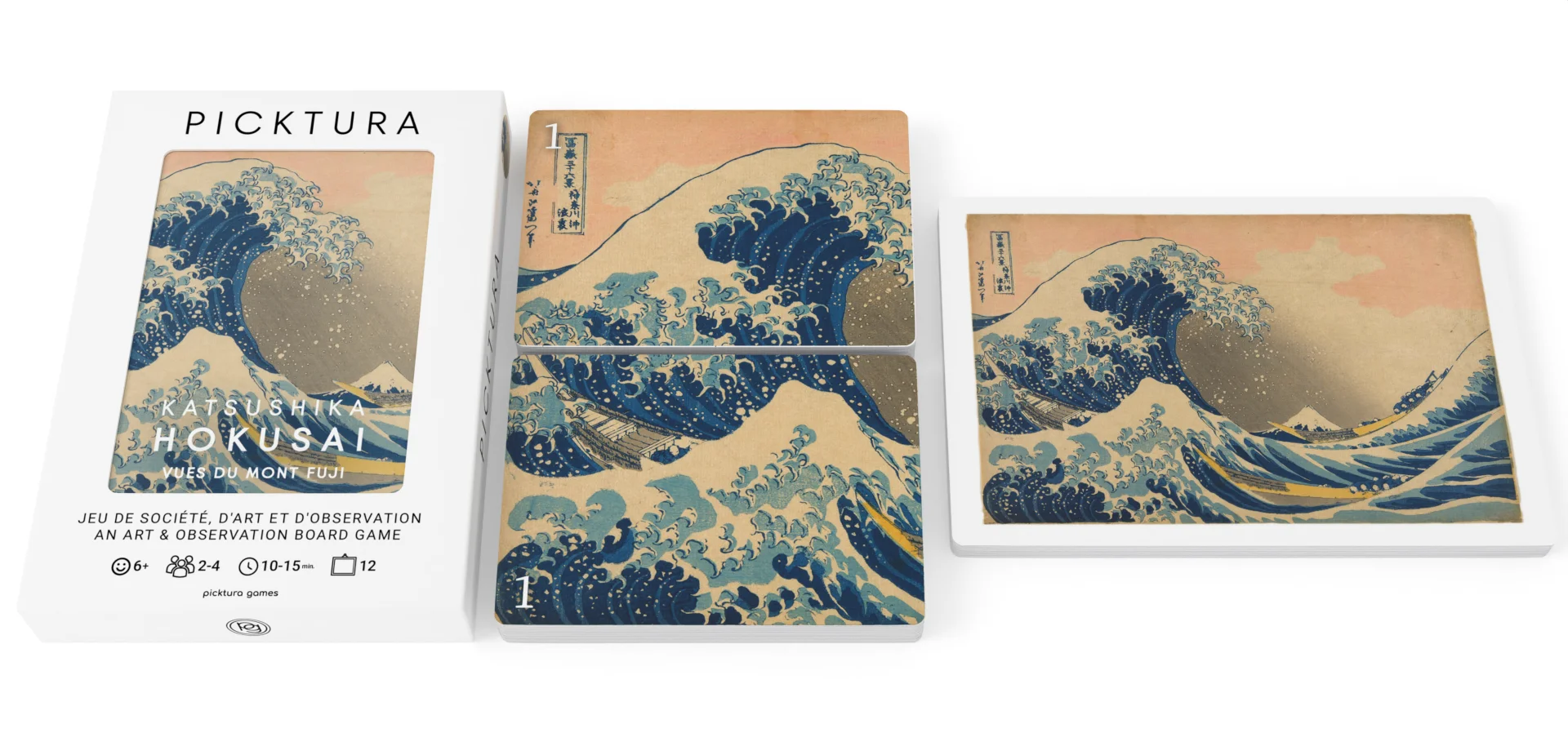 Boîte Pocket - contenu - Picktura Katsushika Hokusai