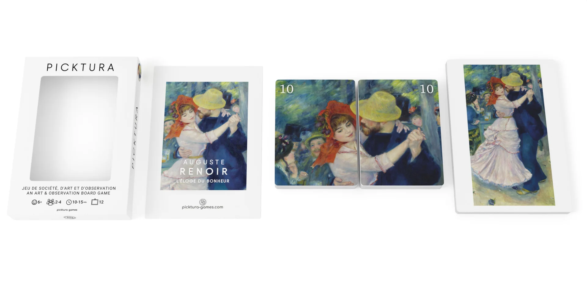 Boîte Pocket vide et decks - Picktura Auguste Renoir