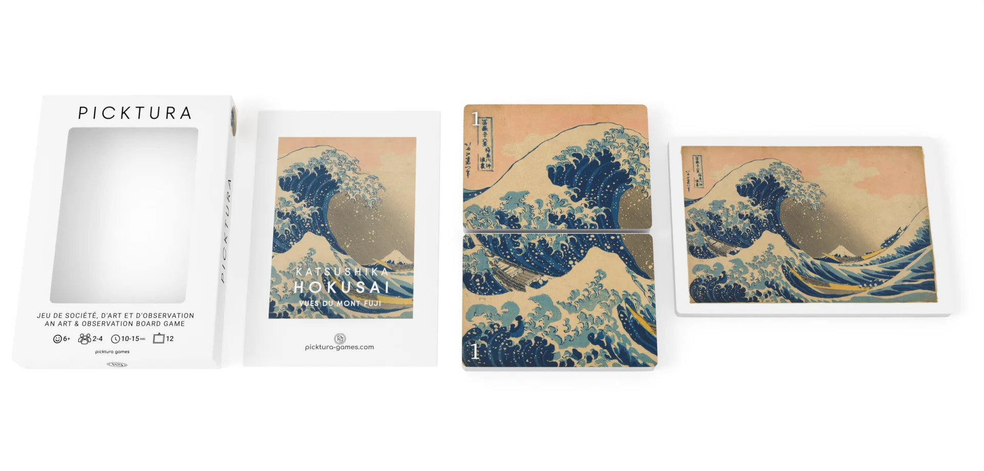 Boîte Pocket vide et decks - Picktura Katsushika Hokusai