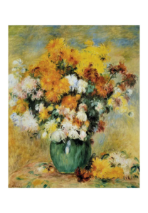 Reproduction - Bouquet de chrysanthèmes - Auguste Renoir - 1884
