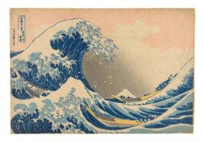 Reproduction - La Grande vague de Kanagawa - Katsushika Hokusai - 1825-38