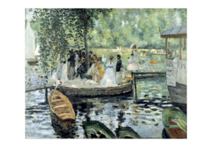 Reproduction - La Grenouillère - Auguste Renoir - 1869