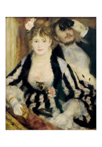 Reproduction - La Loge - Auguste Renoir - 1874