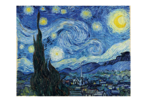 Reproduction - La Nuit étoilée - Vincent Van Gogh - 1889