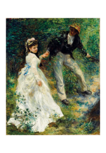 Reproduction - La Promenade - Auguste Renoir - 1870