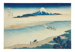 Reproduction - La Rivière Tama, dans la province de Musashi - Katsushika Hokusai - 1825-38