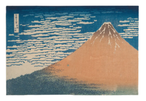 Reproduction - Le Fuji par temps clair - Katsushika Hokusai - 1825-38