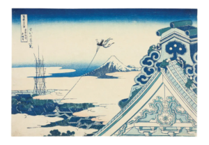 Reproduction - Le Temple d'Asakusa Honganji à Edo - Katsushika Hokusai - 1825-38