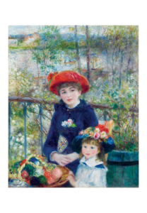 Reproduction - Les Deux sœurs (Sur la terrasse) - Auguste Renoir - 1881