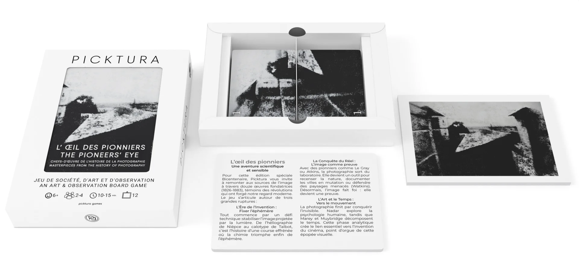 Edition Galerie - Picktura Histoire de la Photographie - Contenu de la boîte