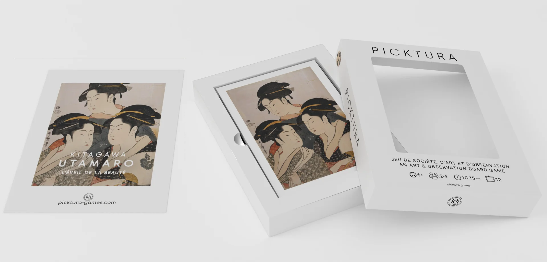 Edition Galerie - Picktura Kitagawa Utamaro - Boîte ouverte