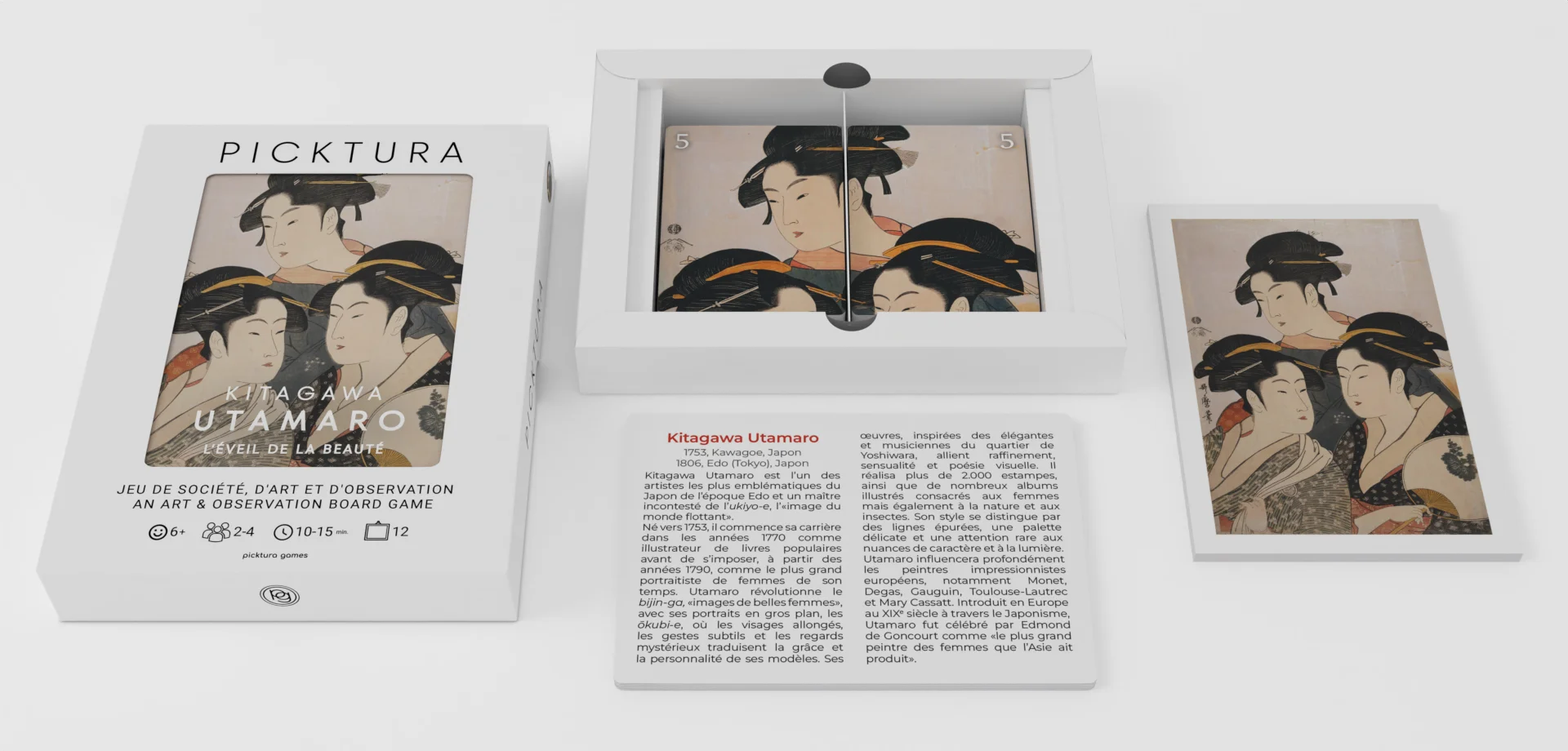 Edition Galerie - Picktura Kitagawa Utamaro - Contenu de la boîte