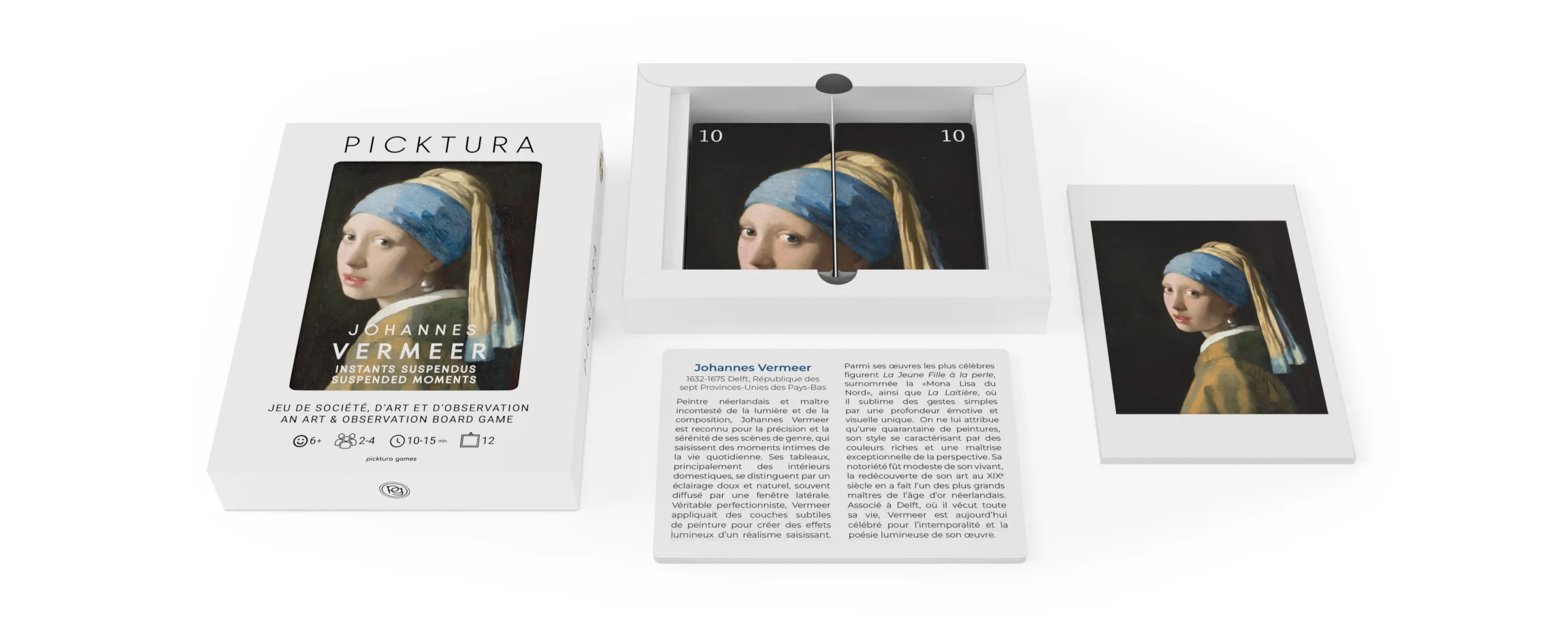 Edition Galerie - Picktura Johannes Vermeer - Contenu de la boîte