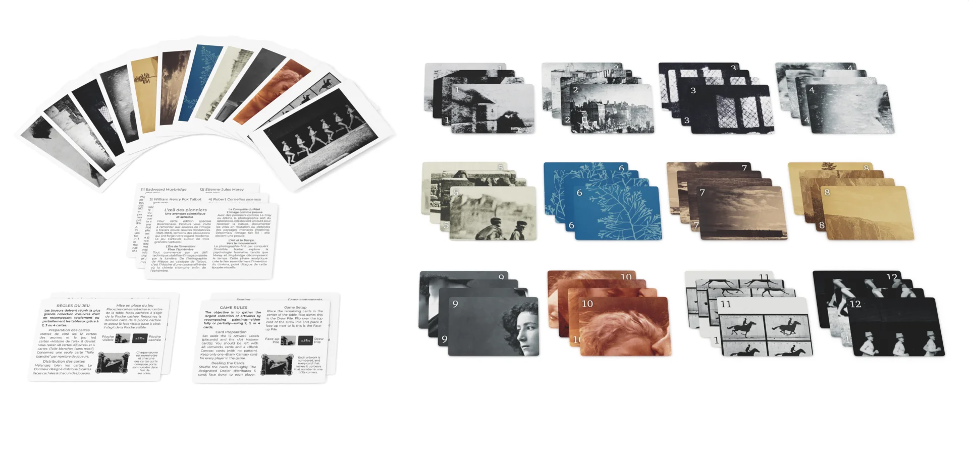 Edition Pocket - Picktura Histoire de la Photographie - cartes - contenu