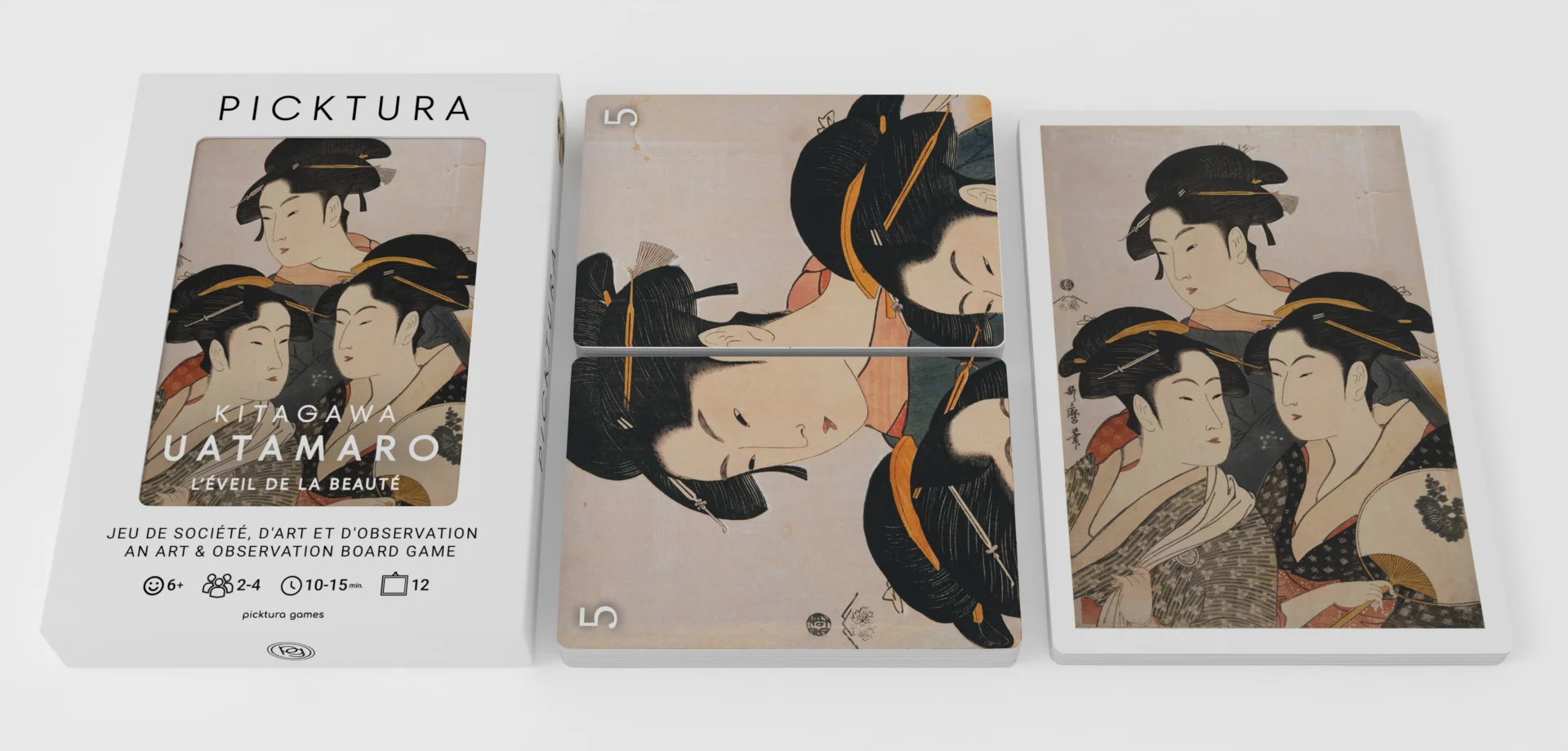 Boîte Pocket - contenu - Picktura Kitagawa Utamaro