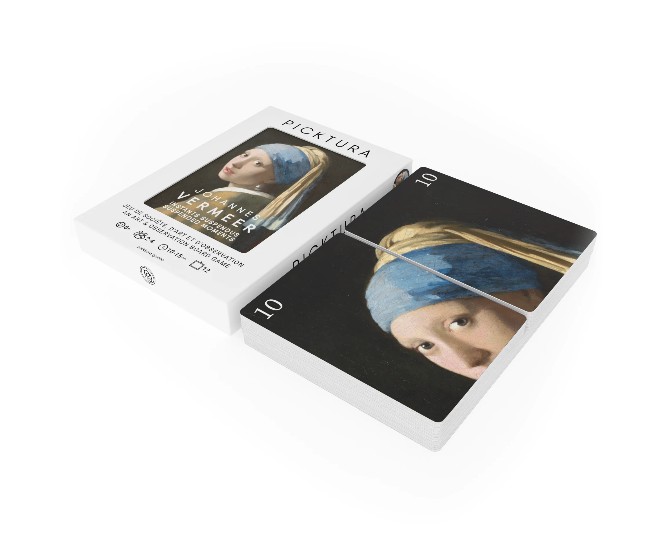 Boîte de jeu & decks Picktura Pocket - Johannes Vermeer