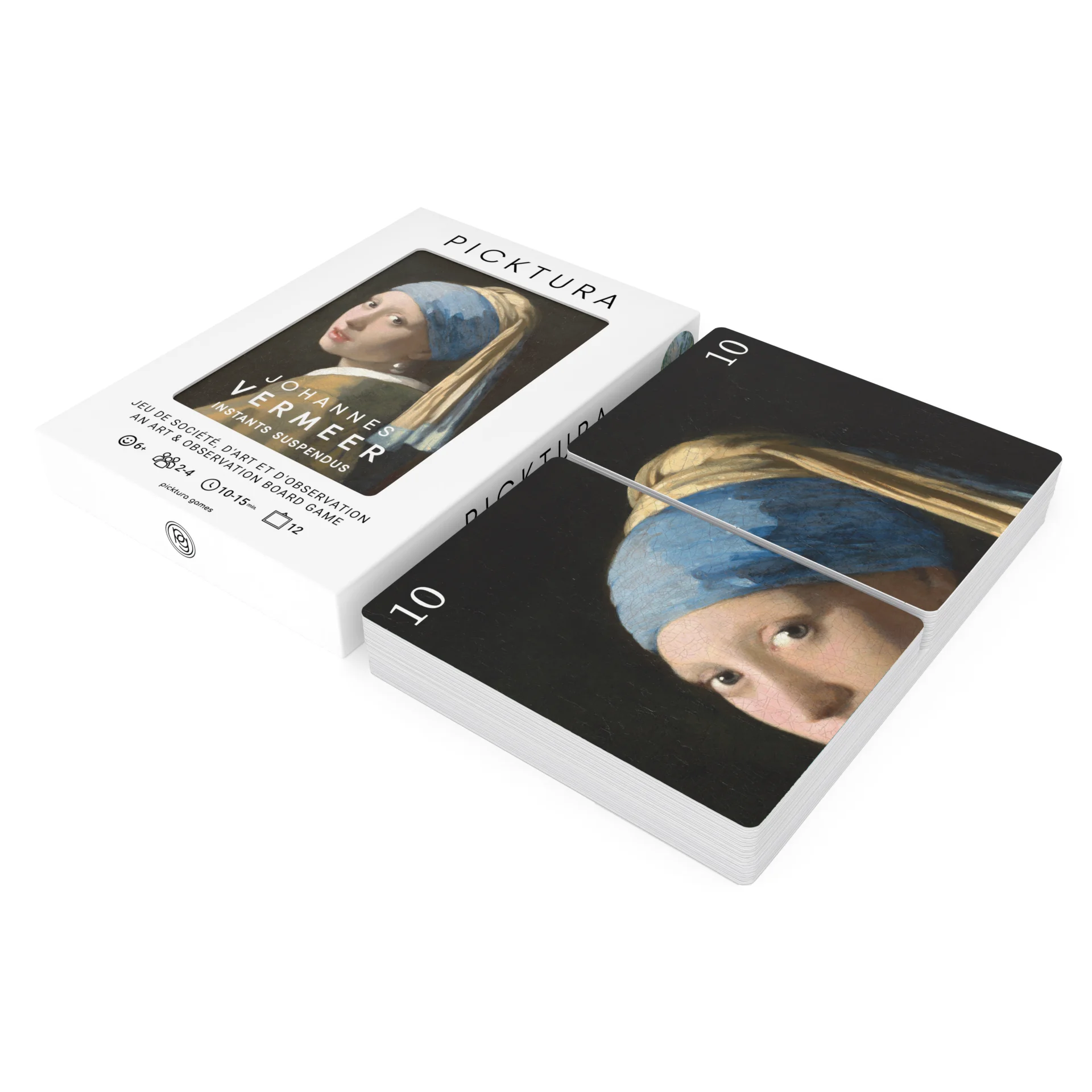 Boîte de jeu & decks Picktura Pocket - Johannes Vermeer