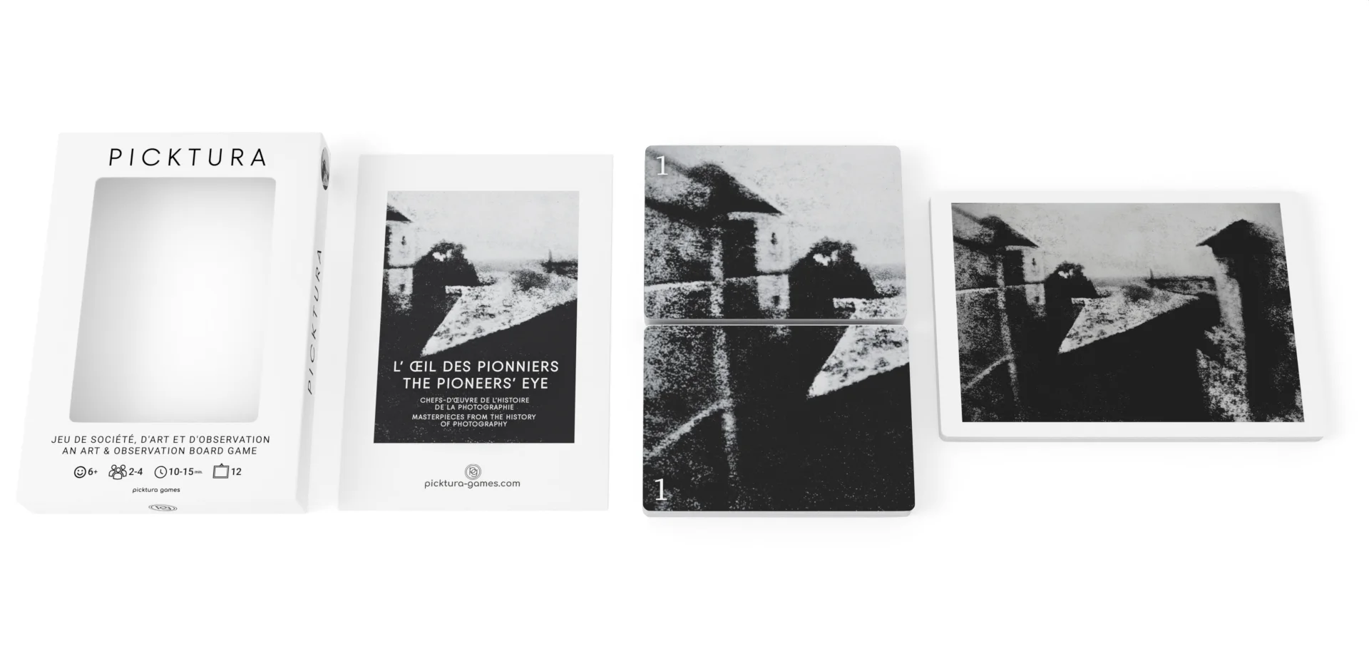 Boîte Pocket vide et decks - Picktura Histoire de la Photographie