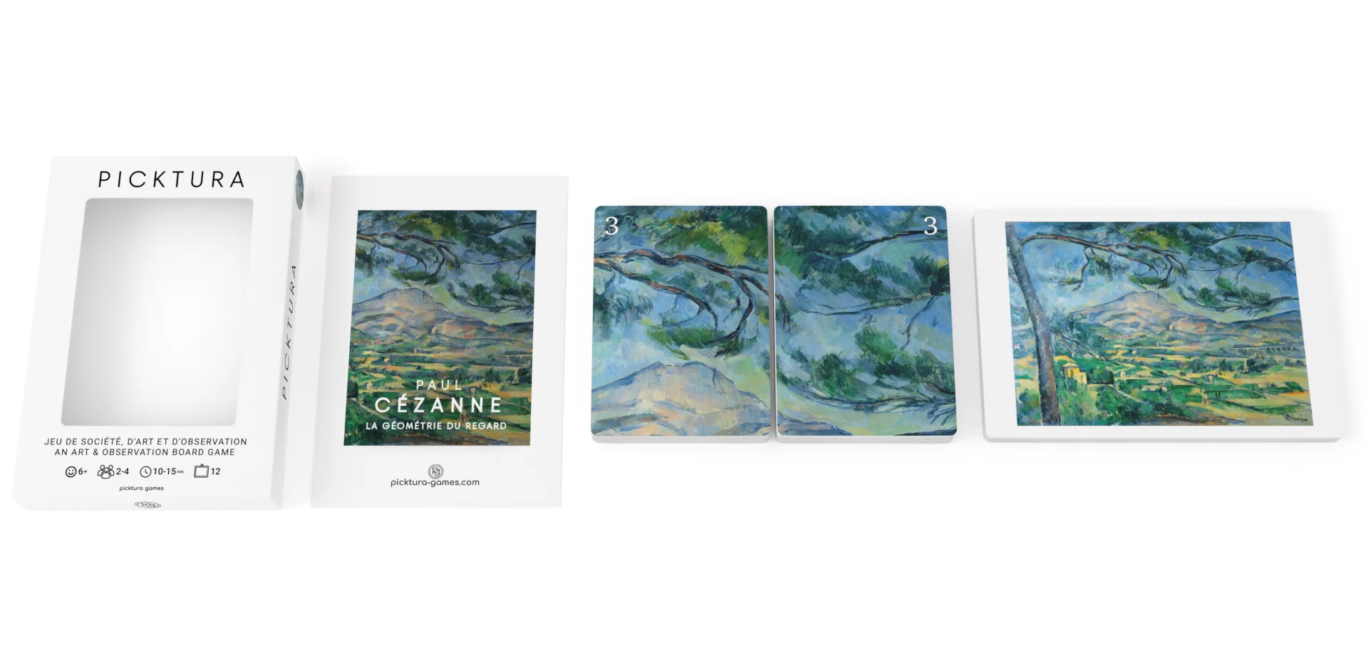 Boîte Pocket vide et decks - Picktura Paul Cézanne