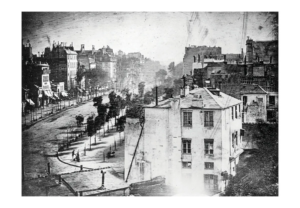 Reproduction - Boulevard du Temple - Louis Daguerre - 1838