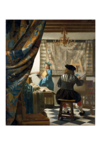 Reproduction - L'Art de la peinture - Johannes Vermeer - 1662-68