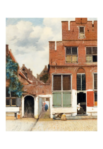 Reproduction - La Ruelle - Johannes Vermeer - 1657-61