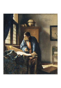 Reproduction - Le Géographe - Johannes Vermeer - 1668-69