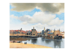 Reproduction - Vue de Delft - Johannes Vermeer - 1660-63