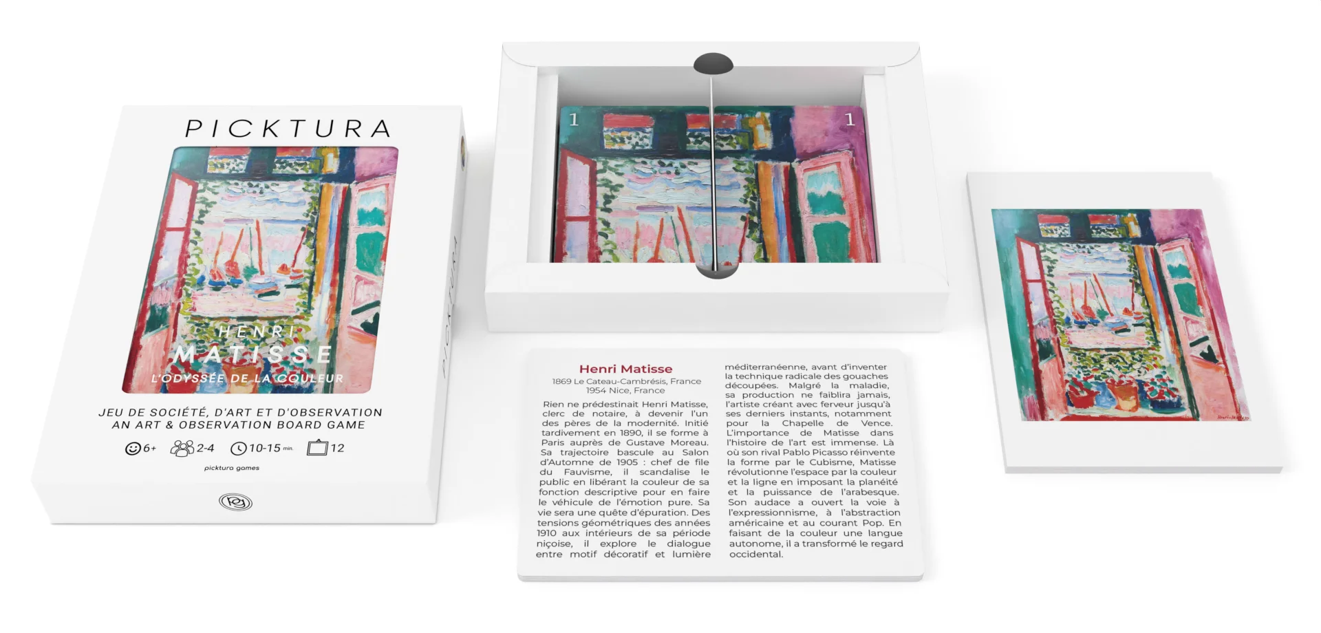 Edition Galerie - Picktura Henri Matisse - Contenu de la boîte