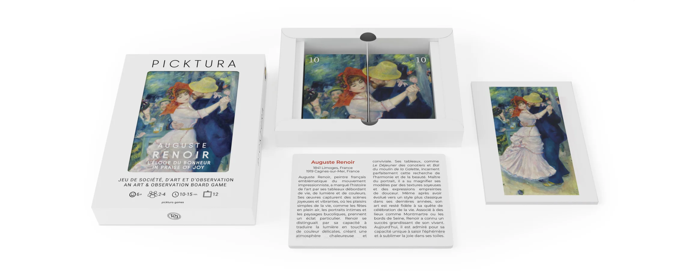 Edition Galerie - Picktura Auguste Renoir - Contenu de la boîte