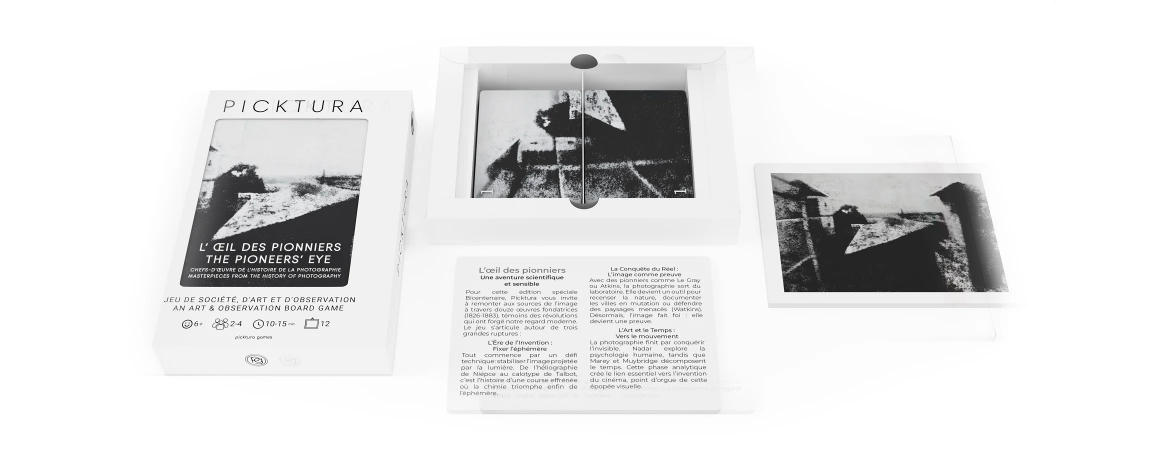 Edition Galerie - Picktura Histoire de la Photographie - Contenu de la boîte
