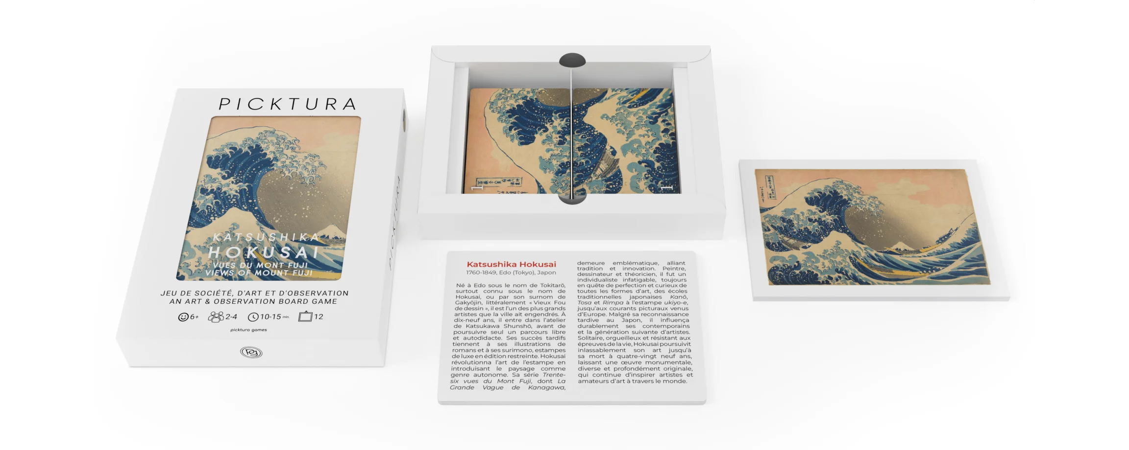 Edition Galerie - Picktura Katsushika Hokusai - Contenu de la boîte
