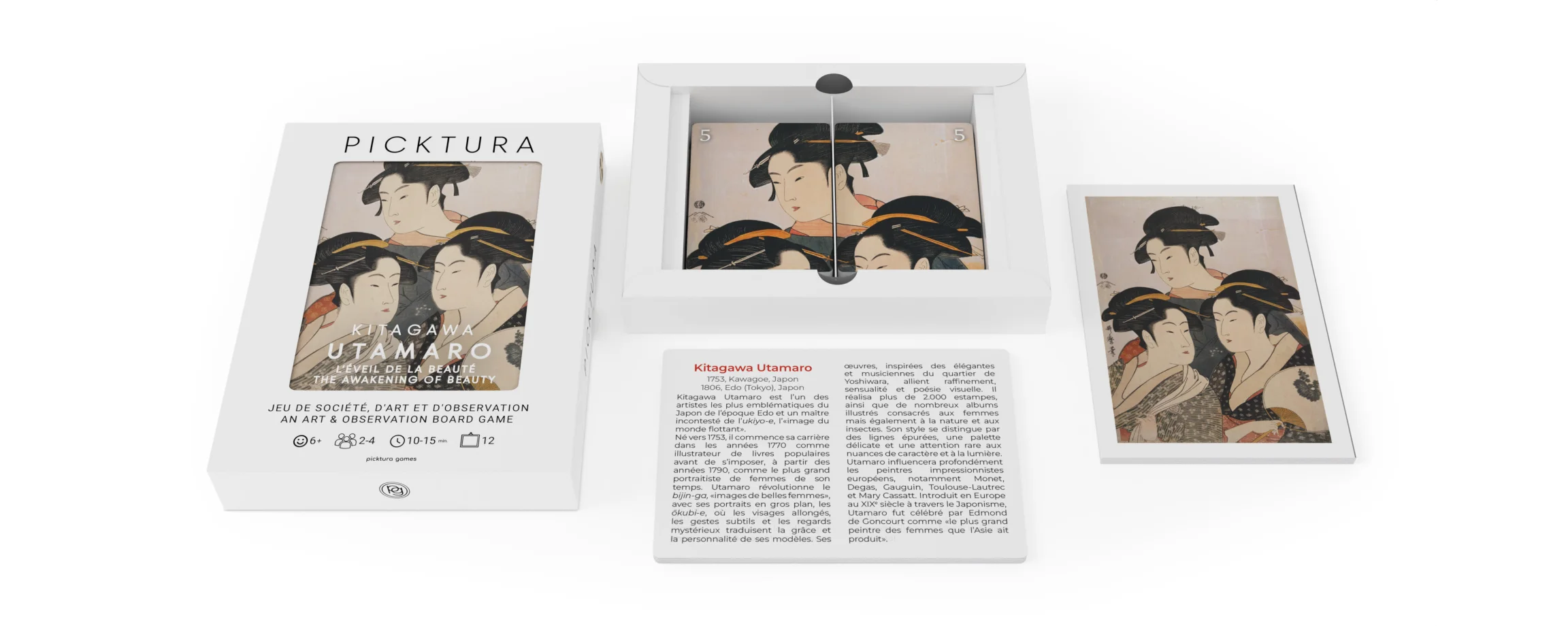 Edition Galerie - Picktura Kitagawa Utamaro - Contenu de la boîte