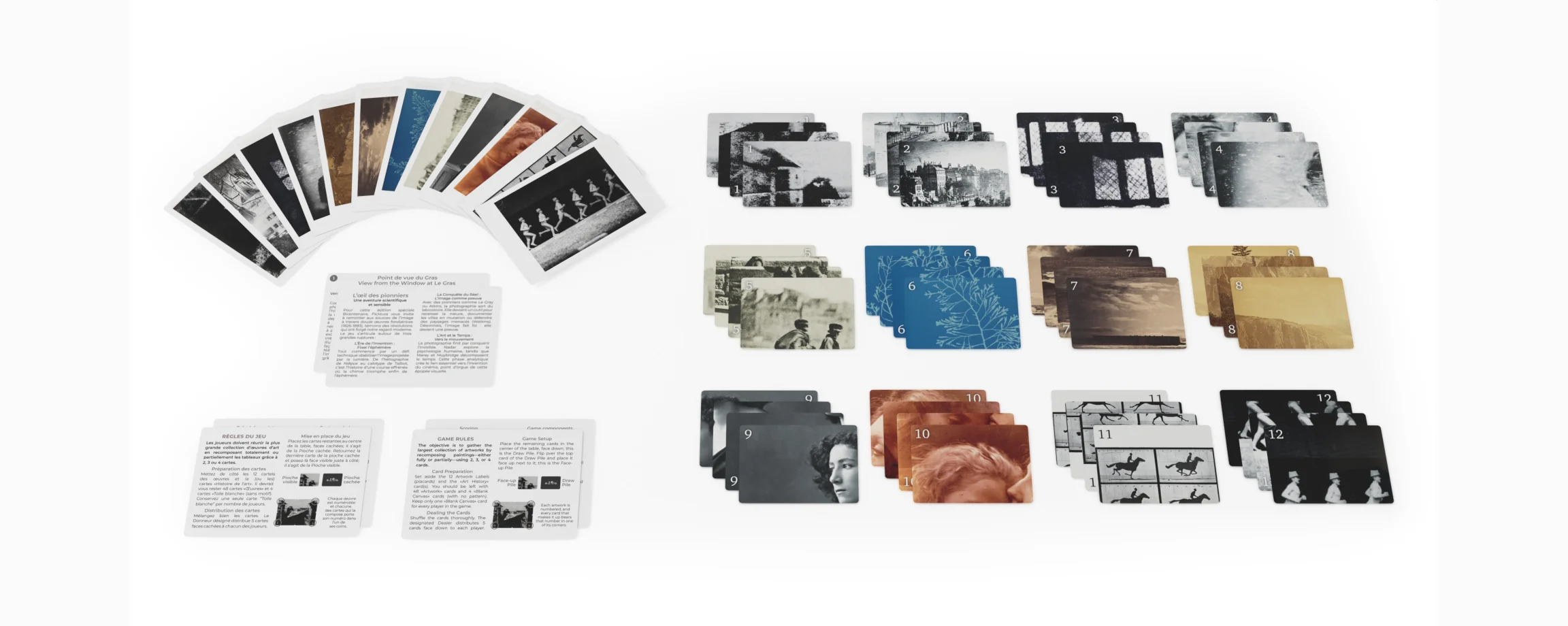 Edition Pocket - Picktura Histoire de la Photographie - cartes - contenu