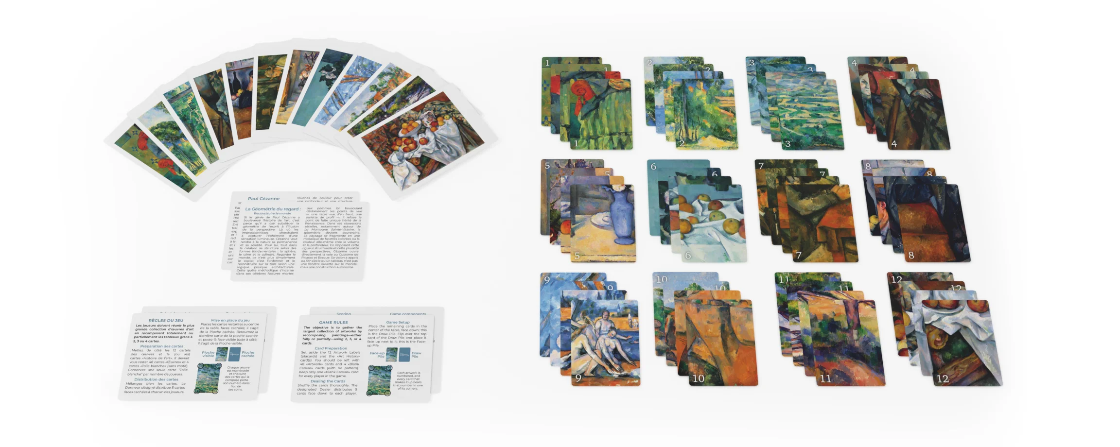 Edition Pocket - Picktura Paul Cézanne - cartes - contenu