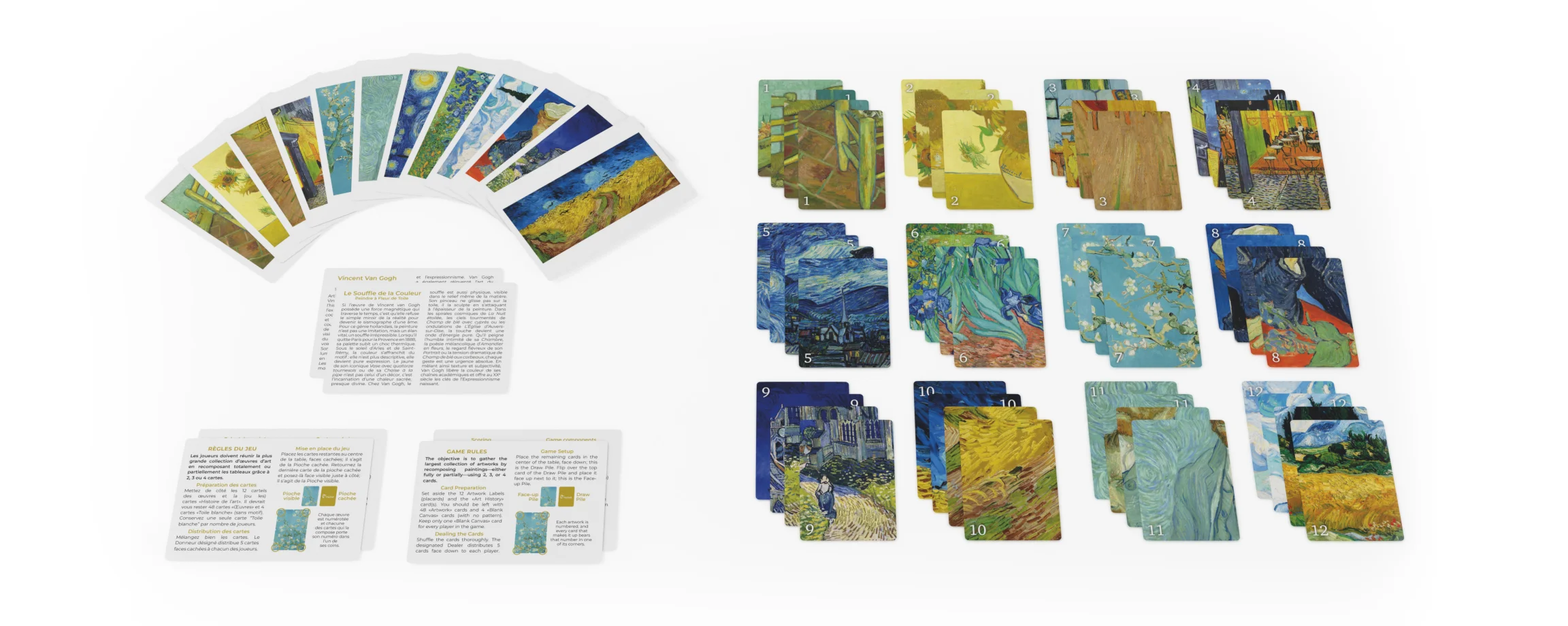 Edition Pocket - Picktura Vincent Van Gogh - cartes - contenu