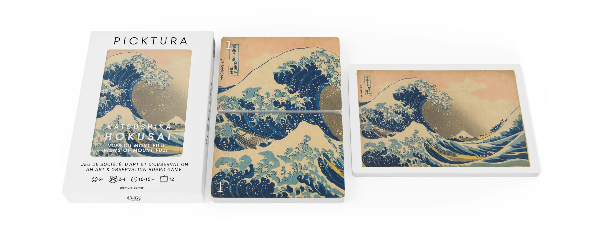 Boîte Pocket vide et decks - Picktura Katsushika Hokusai