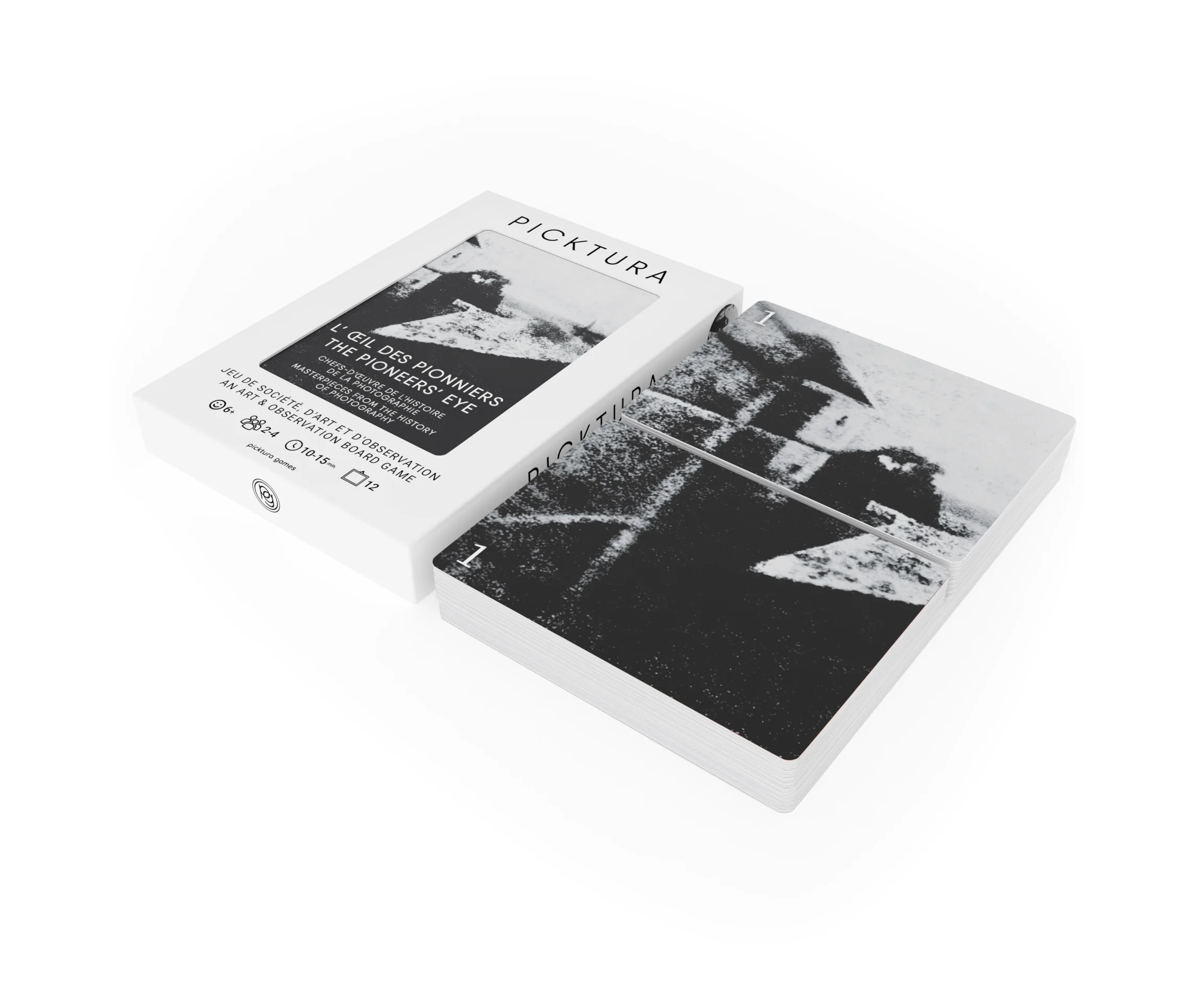 Boîte de jeu & decks Picktura Pocket -Histoire de la Photographie