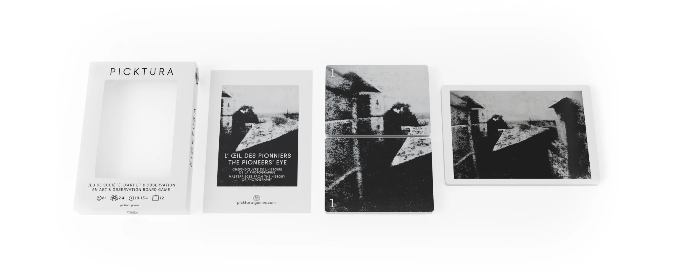 Boîte Pocket vide et decks - Picktura Histoire de la Photographie