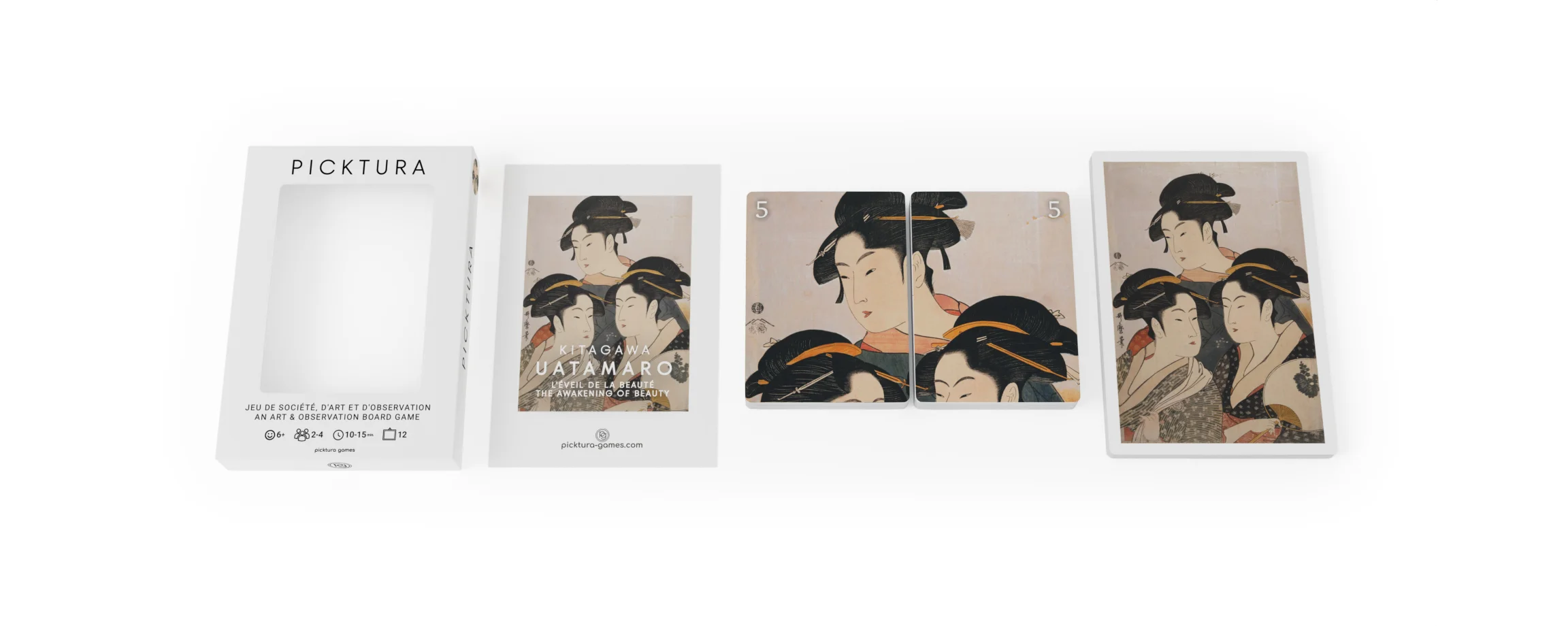Boîte Pocket vide et decks - Picktura Kitagawa Utamaro