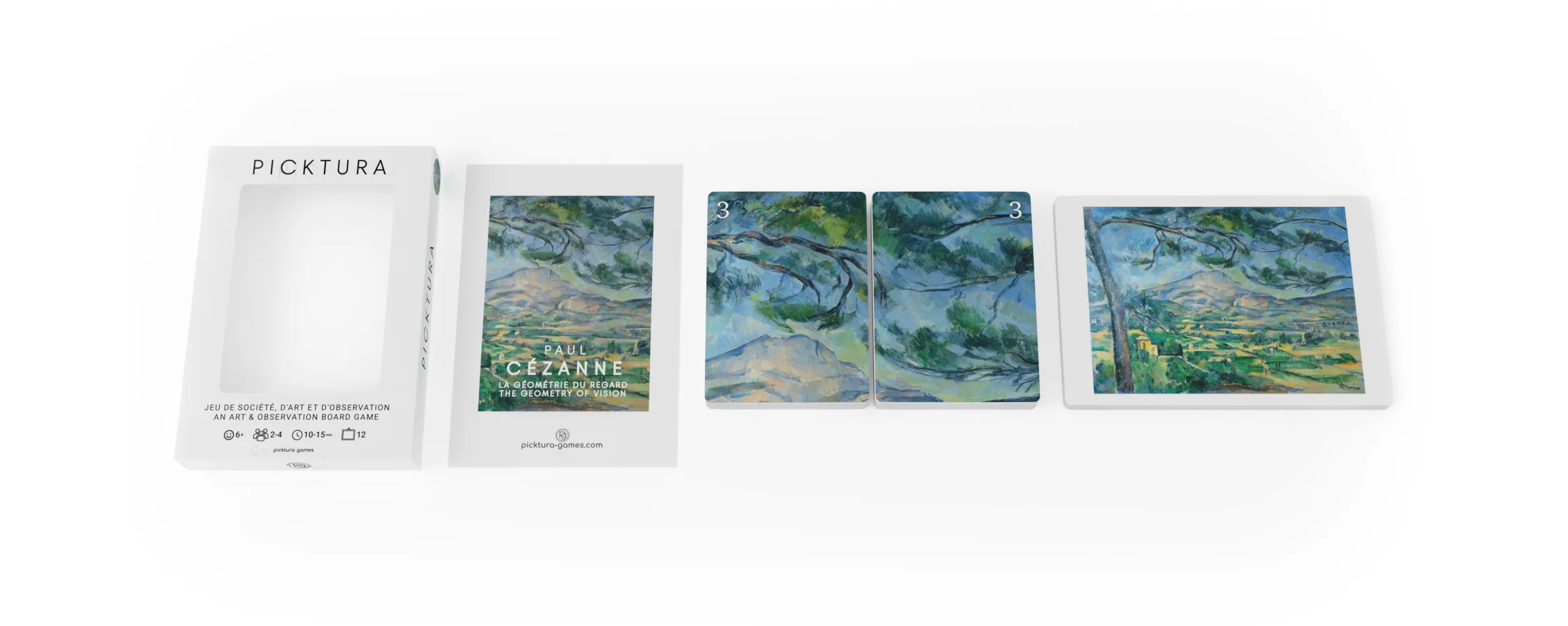 Boîte Pocket vide et decks - Picktura Paul Cézanne