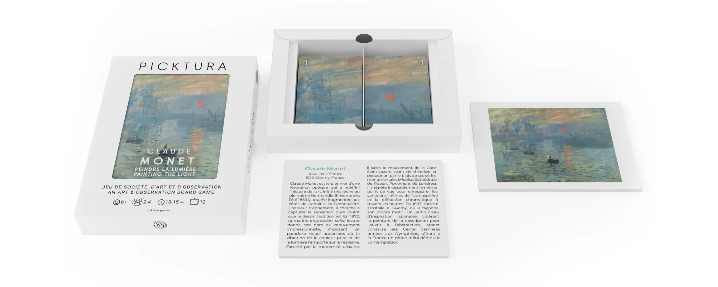Edition Galerie - Picktura Claude Monet - Contenu de la boîte