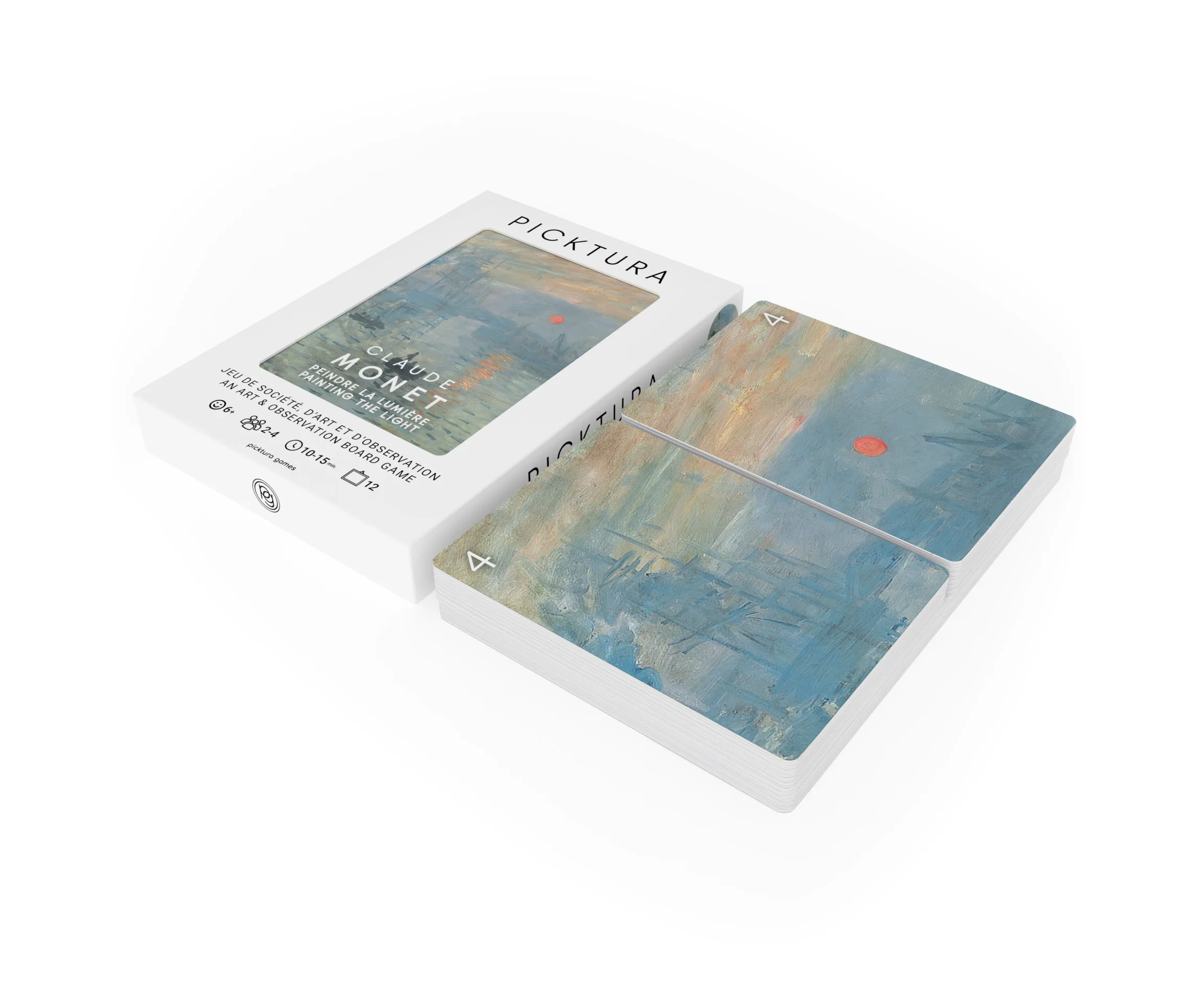Boîte de jeu & decks Picktura Pocket - Claude Monet