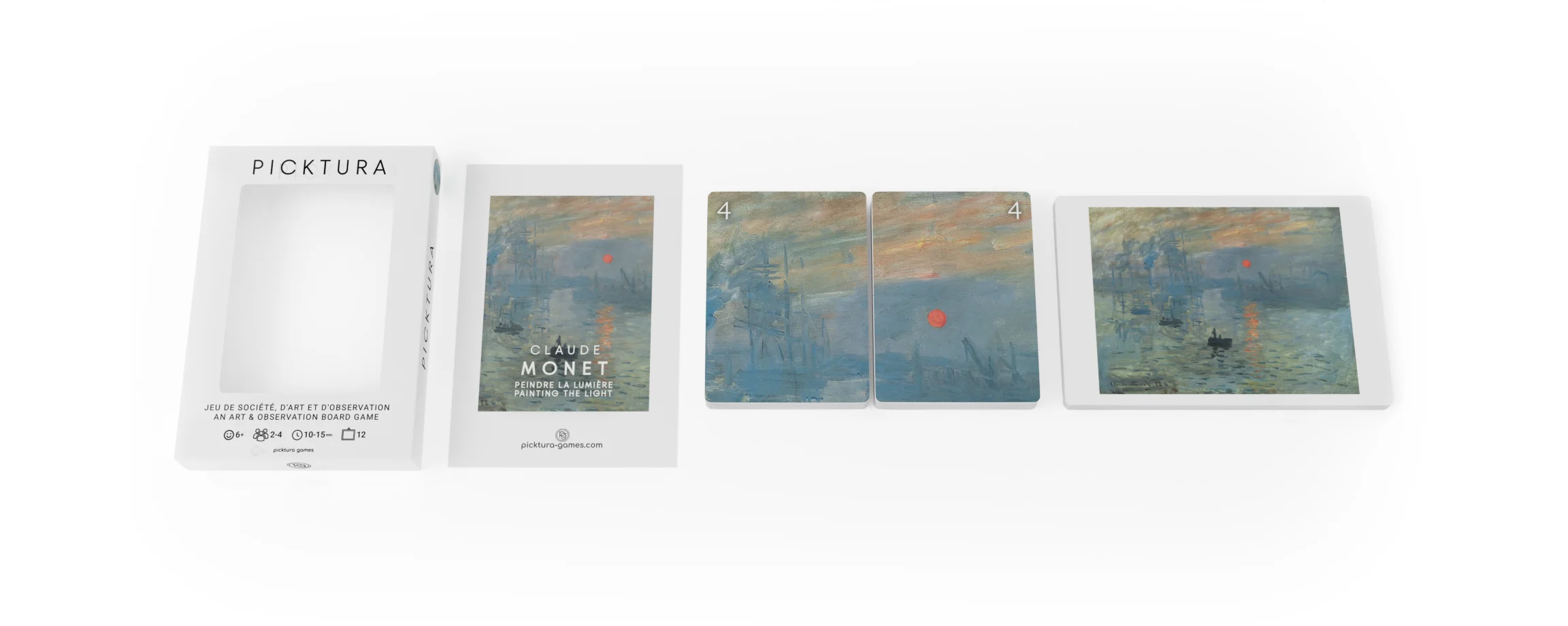 Boîte Pocket vide et decks - Picktura Claude Monet