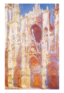 La Cathédrale de Rouen. Le Portail, plein soleil